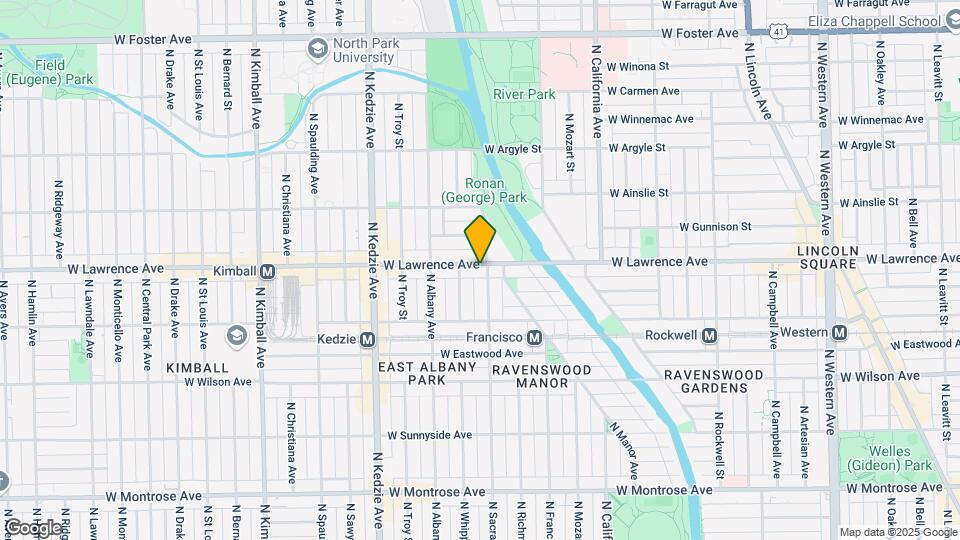 3001 W Lawrence Ave Map and Location Details