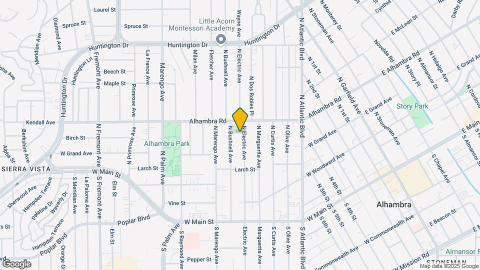 503 N Electric Ave Map and Location Details