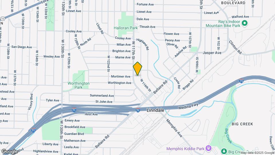 3798 W 116th St Map and Location Details