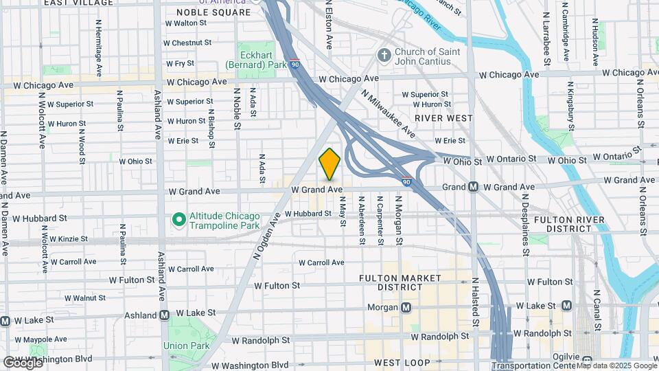 1148 W Grand Ave, Unit 003 Map and Location Details