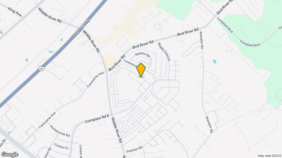 9875 Decatur Rd Map and Location Details