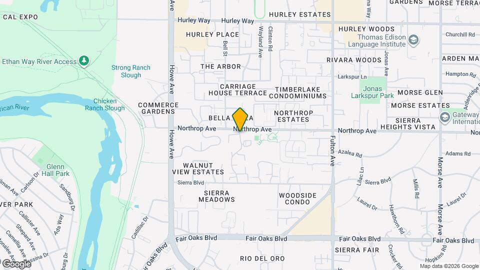 899 Woodside Ln E Map and Location Details