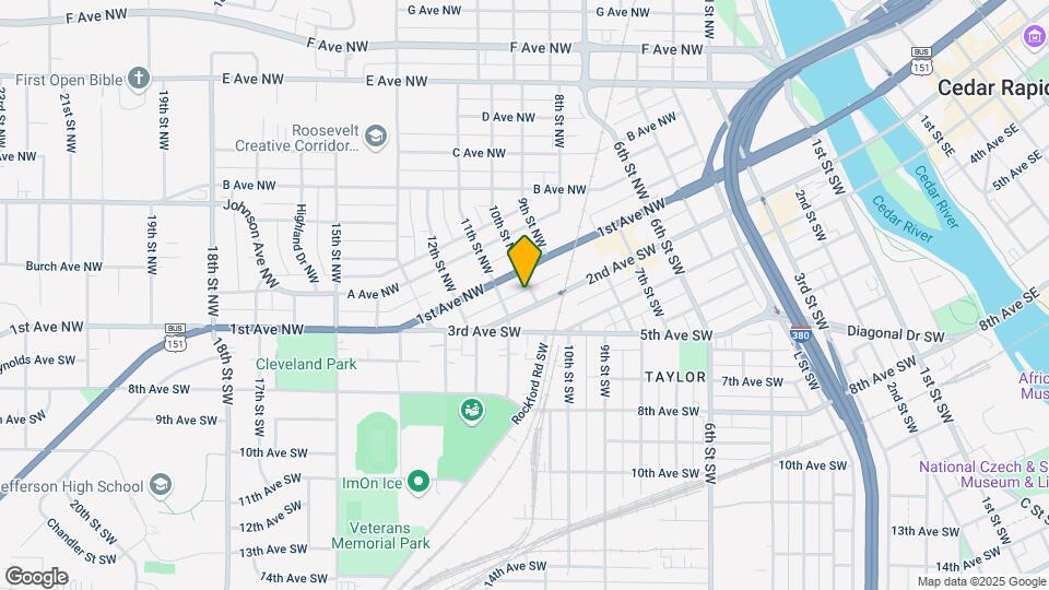 116 10th St SW Map and Location Details