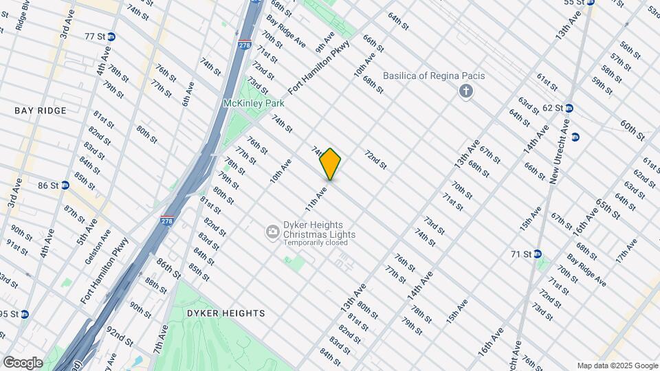 1102 Bay Ridge Pky Map and Location Details