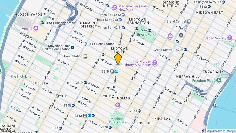 1282 Broadway Map and Location Details