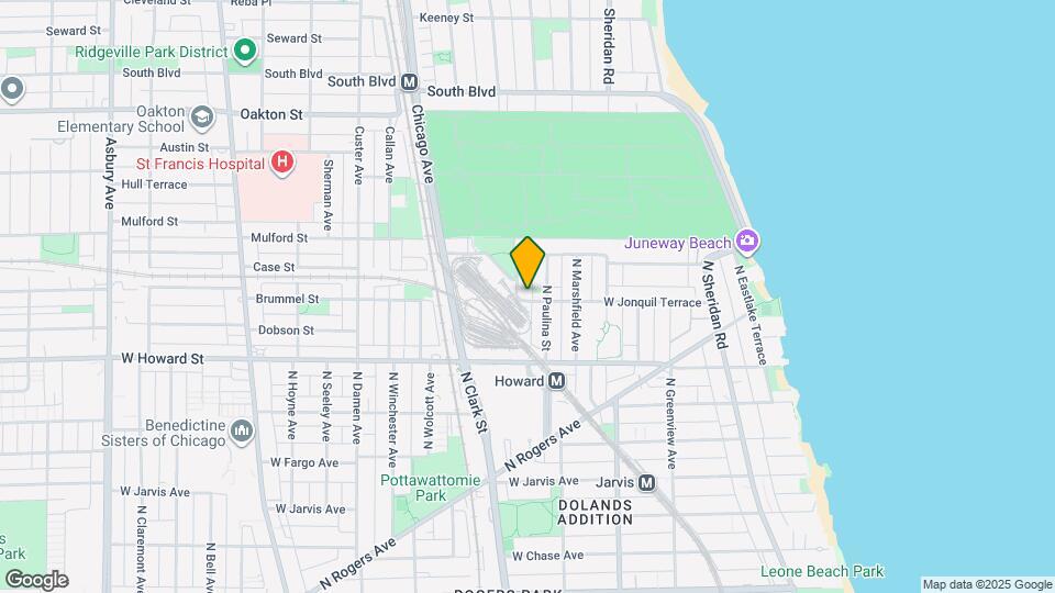 1714 W Jonquil Ter, Unit 14-1E Mapa y Detalles de la Ubicación