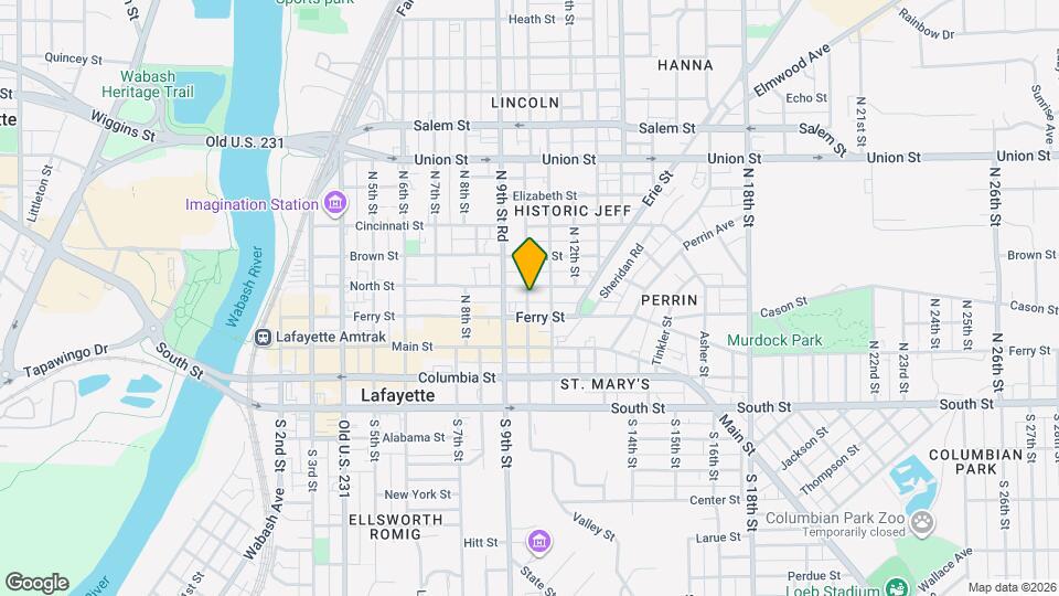 315 N 10th St, Unit North Street Mapa y Detalles de la Ubicación