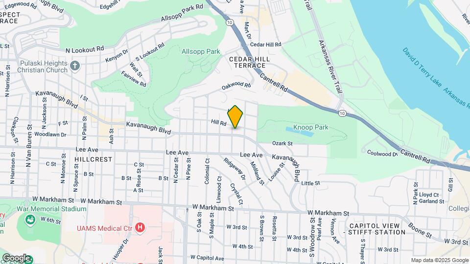 1720 Kavanaugh Blvd Map and Location Details