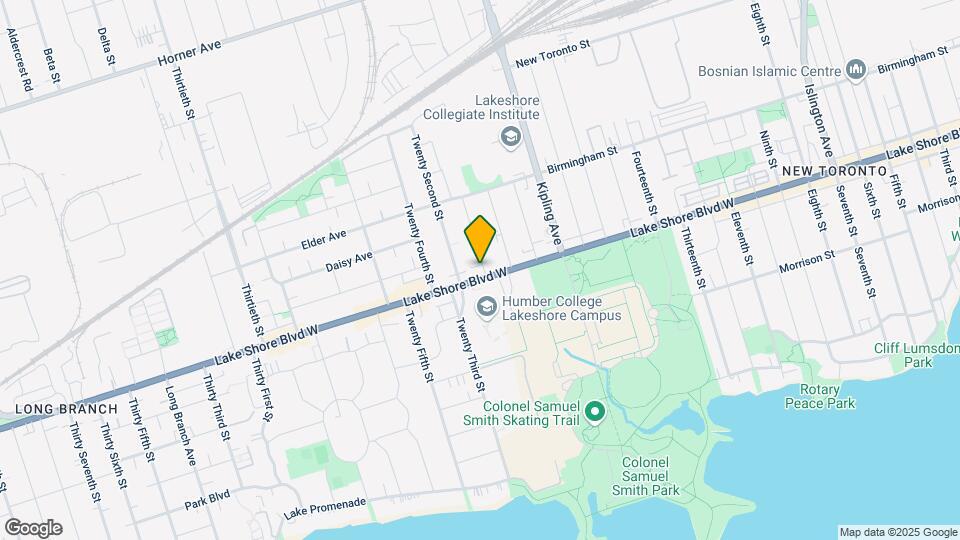 3200 Lake Shore Blvd W Map and Location Details