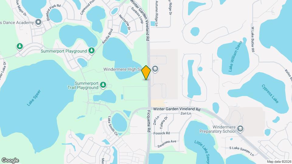 13503 Lake Cawood Dr Map and Location Details
