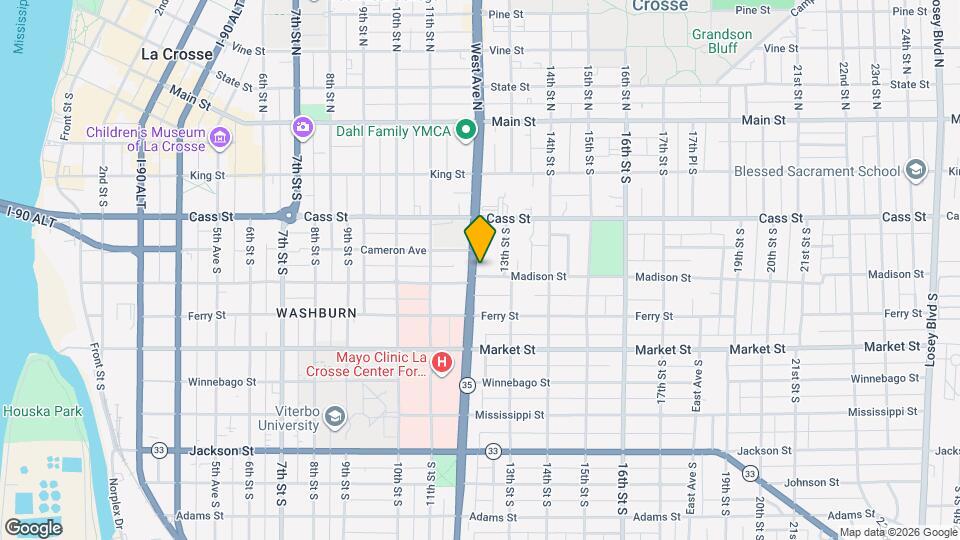427 West Ave S, Unit 1 Map and Location Details
