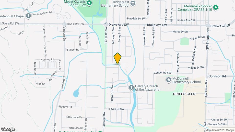 4100 Broyles Ave SW Map and Location Details
