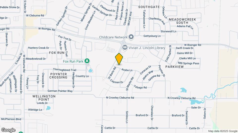 3508 Aruba Ln Map and Location Details