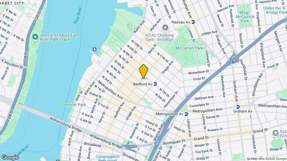 193 Bedford Ave Map and Location Details