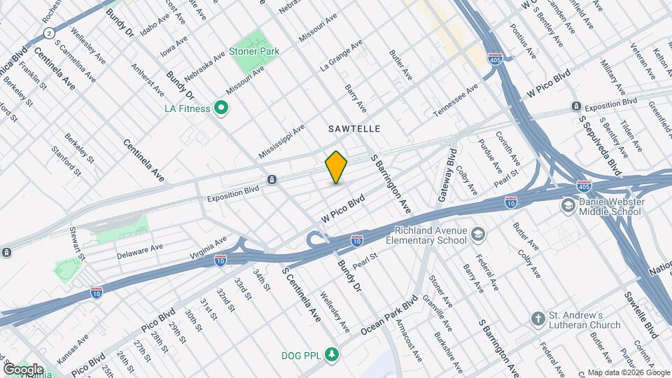 11835 Tennessee Pl Map and Location Details