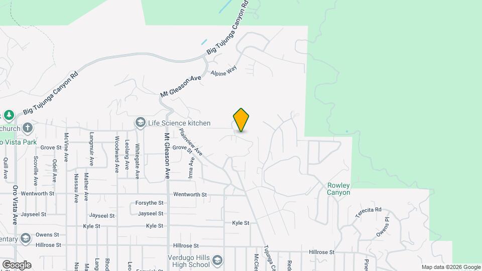 11180 Tujunga Canyon Blvd Map and Location Details