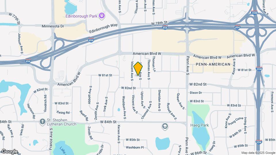 8118 Upton Ave S Map and Location Details