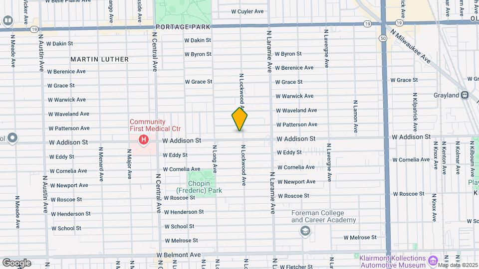 5300 W Addison St Map and Location Details