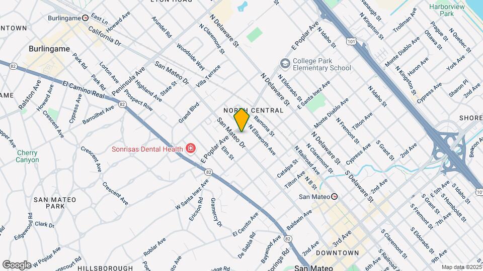 338 N San Mateo Dr Mapa y Detalles de la Ubicación