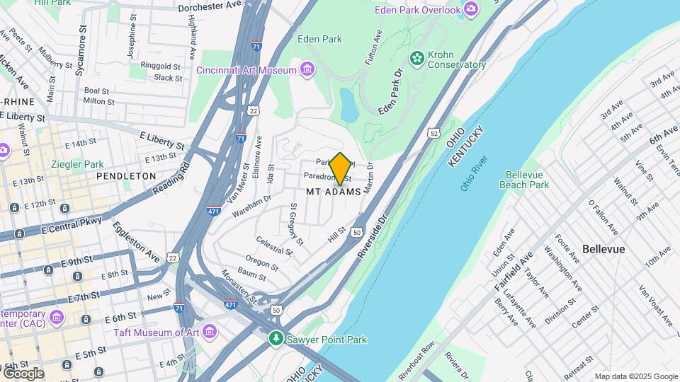 1040 Hatch St Map and Location Details