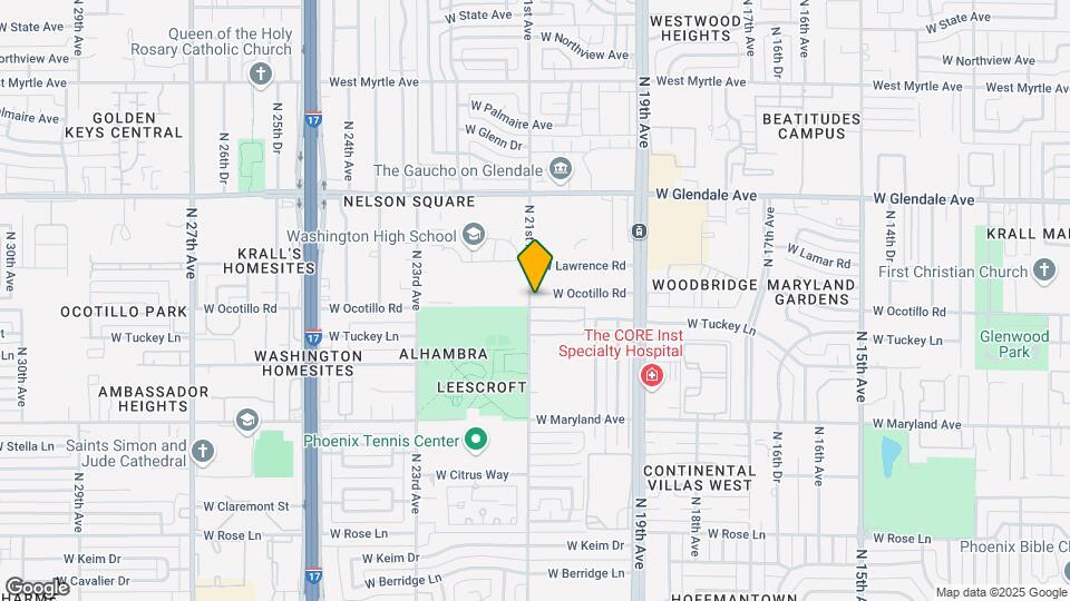 2061 W OCOTILLO RD Mapa y Detalles de la Ubicación