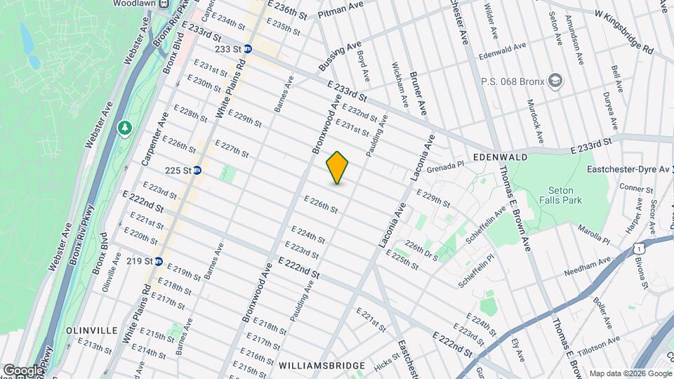 959 E 227th St Map and Location Details