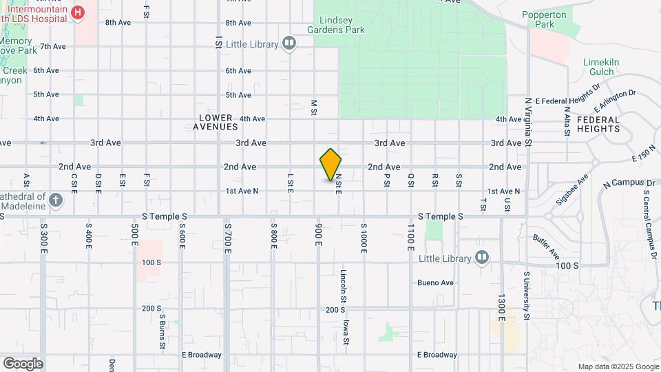 831 1st Ave Map and Location Details