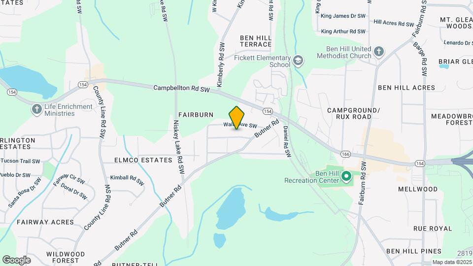 4075 Fairburn Ave SW Map and Location Details