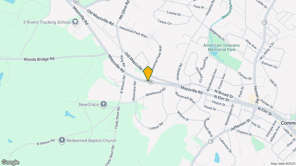 3025 Maysville Rd Map and Location Details