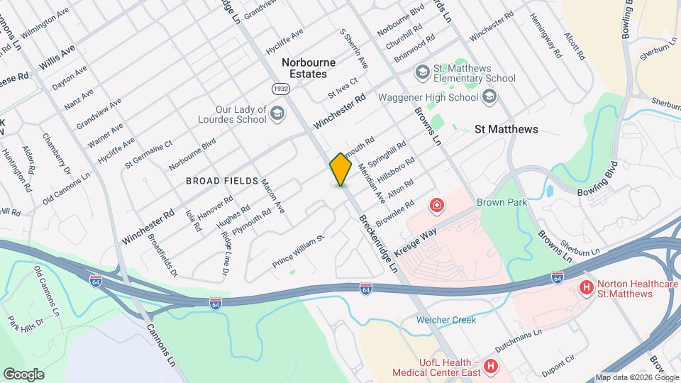 722 Breckenridge Ln Map and Location Details