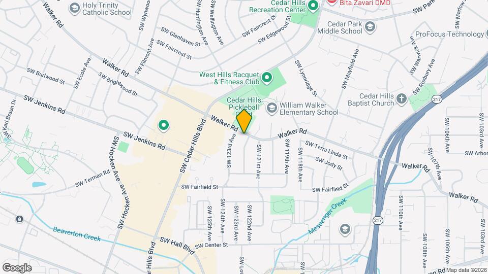 12230 SW Walker Rd Map and Location Details