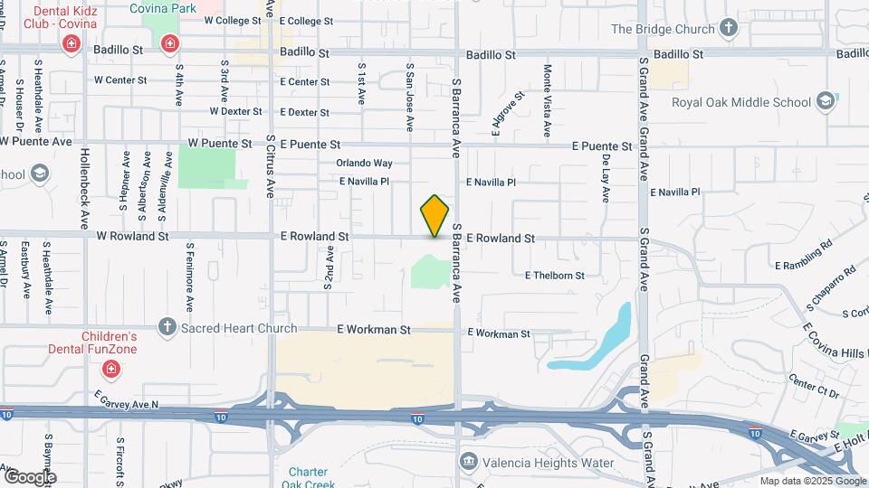 452 E Rowland St Map and Location Details