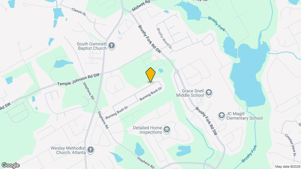 1040 Burning Bush Dr Map and Location Details