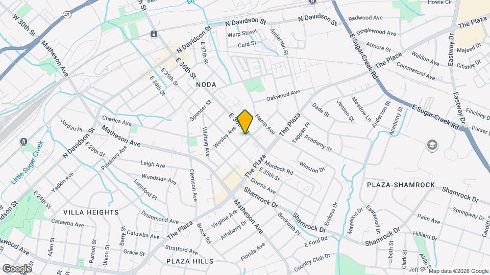 1134 E 36th St Map and Location Details