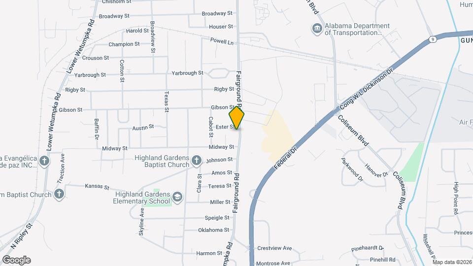 3123 Fairground Rd Map and Location Details