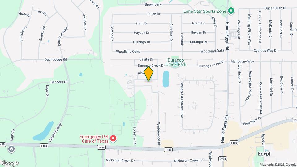 7222 Winter Song Dr, Unit B15A Map and Location Details