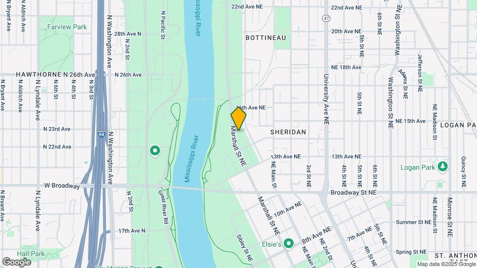 1427 Marshall St NE Map and Location Details