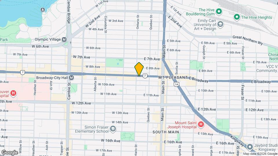 8 Broadway E Map and Location Details