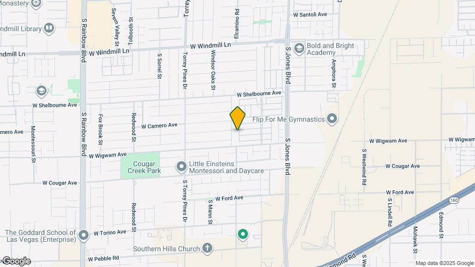 8455 Adams Grove St Map and Location Details