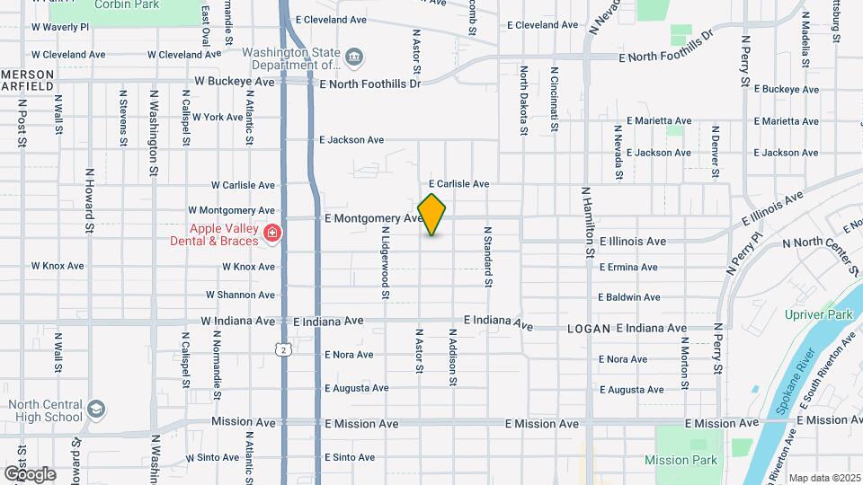 411 E Ermina Ave Map and Location Details