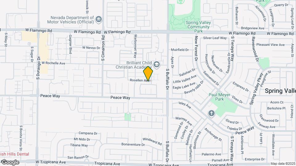 7924 Bridgefield Ln Map and Location Details