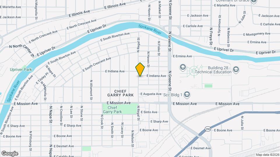 2904 E Indiana Ave Map and Location Details