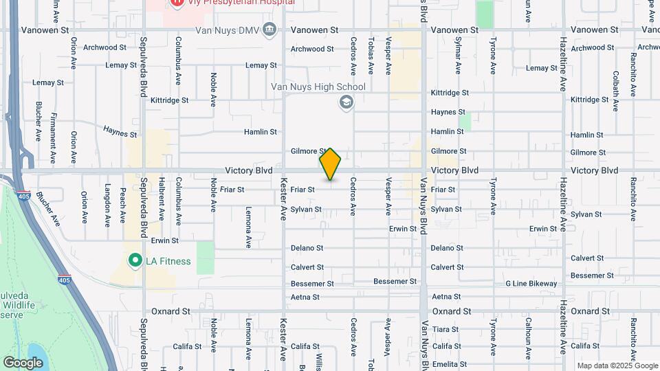 14743 Friar St Map and Location Details