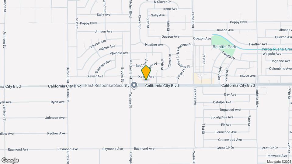 6611 California City Blvd, Unit Unit A Map and Location Details