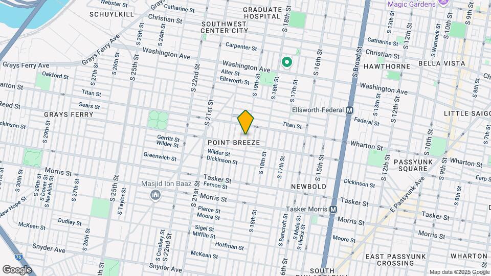 1344 S 19th St Map and Location Details