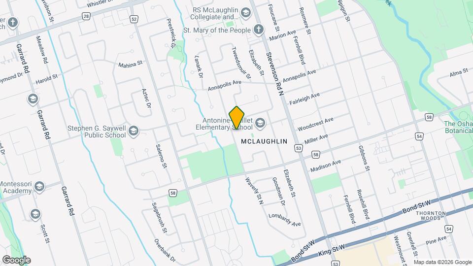 287 Waverly St N Map and Location Details