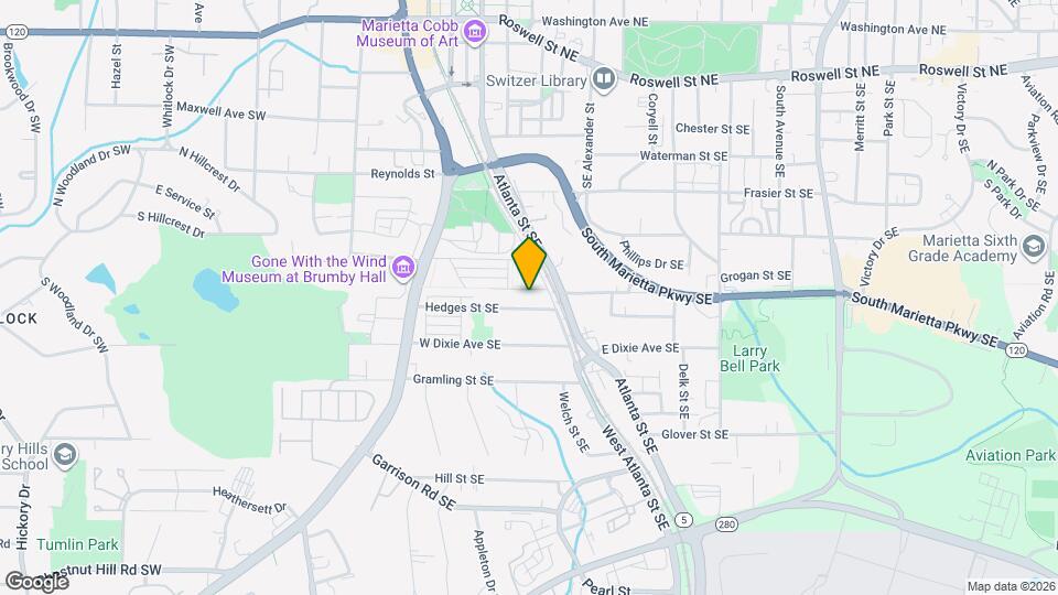 195 Hedges St SE Map and Location Details