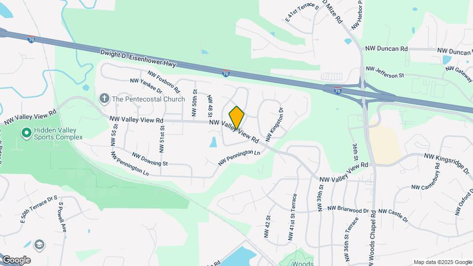 4508 NW Valley View Rd Map and Location Details