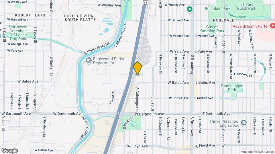 2862 S Galapago Ct Map and Location Details