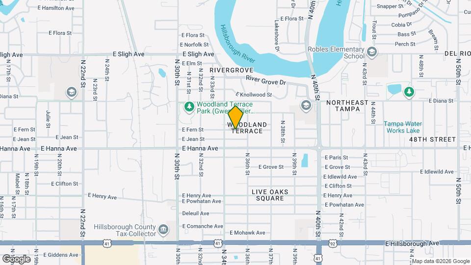 3409 E Fern St Map and Location Details
